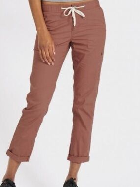 Vuori Women's Brown Slim Cropped Pants